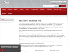 Tablet Screenshot of oceandive.dk